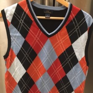 Large Brooks Brothers 346 plaid vest nice! Look!